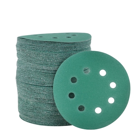 Legit Grit 5 inch Sand paper Disc, 8-Hole, 150 Grit, 100PK LG5-8150-100